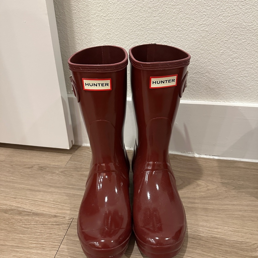 Hunter Red Rain Boots